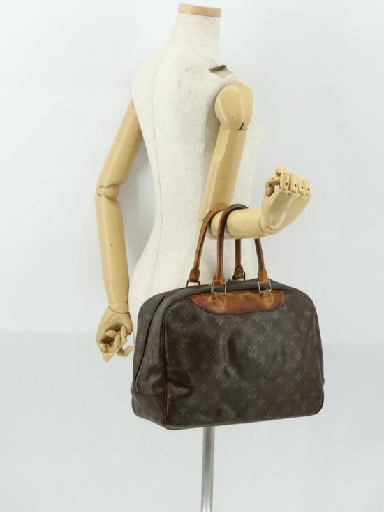 LOUIS VUITTON Monogram Deauville Hand Bag M47270 LV Auth ka1385 - Picture 15 of 16